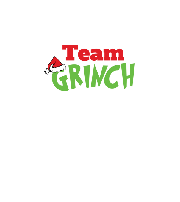 Team Grinch model negru pe tricou