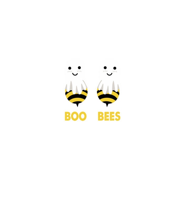 Boo bees model negru pe tricou