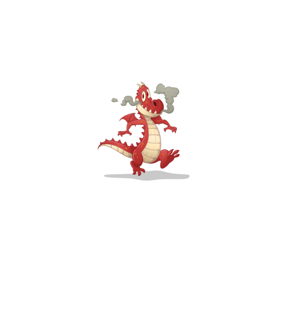 Dragon model gri pe tricou