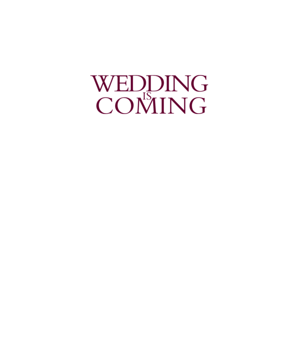Wedding is coming model gri pe tricou
