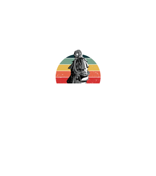 Retro chernobyl model negru pe tricou