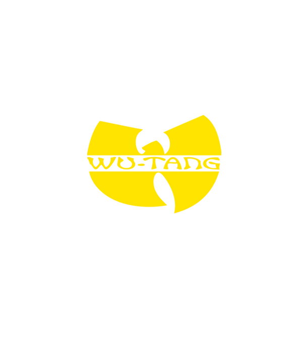 wu tang logo model negru pe tricou