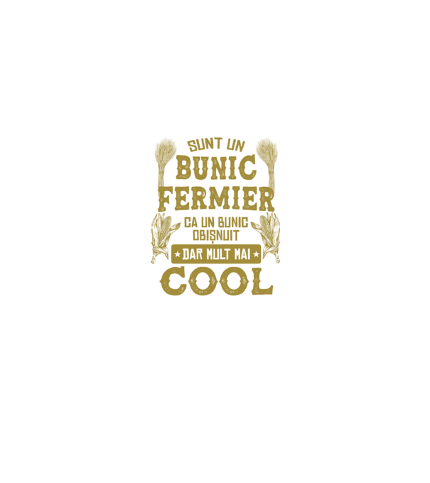 Sunt un bunic fermier, ca un bunic obișnuit, v model negru pe tricou