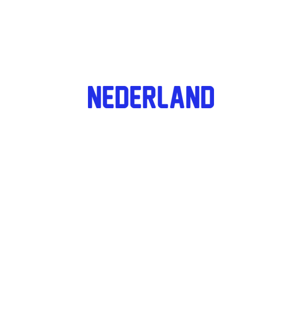 Nederland model alb pe tricou