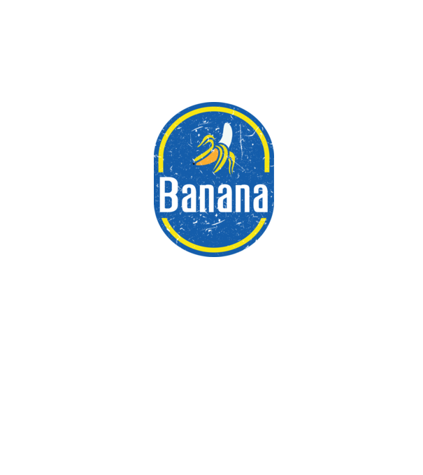 Banane carnaval model alb pe tricou
