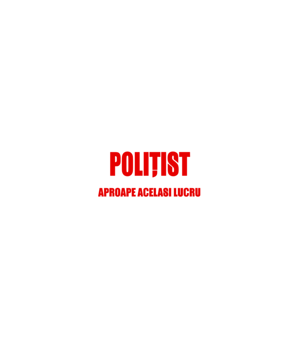 Poate că nu sunt un supererou, dar sunt POLIȚIST, ceea ce este aproape același lucru model negru pe tricou