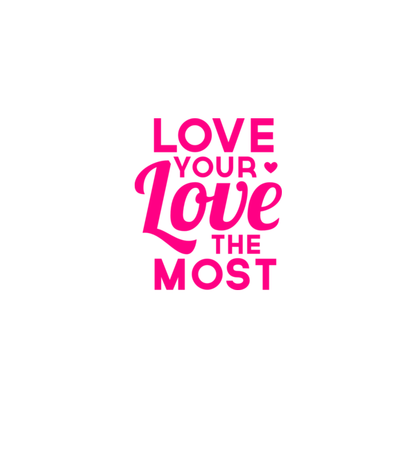 love most model alb pe tricou