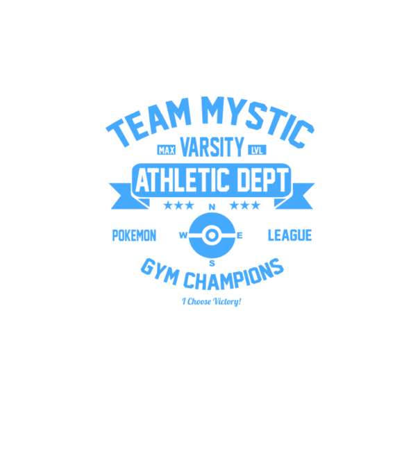 Mystic champions model negru pe tricou
