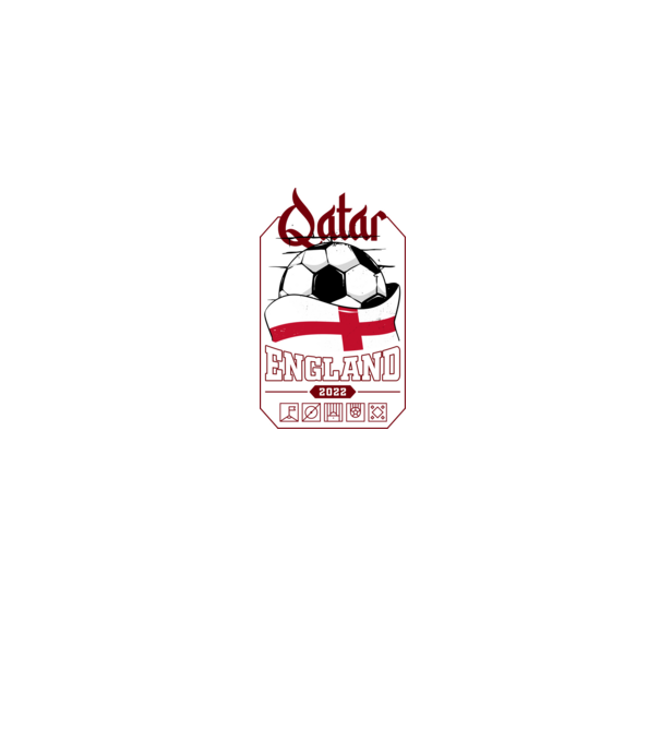 Qatar teams England model albastru jeanși pe tricou