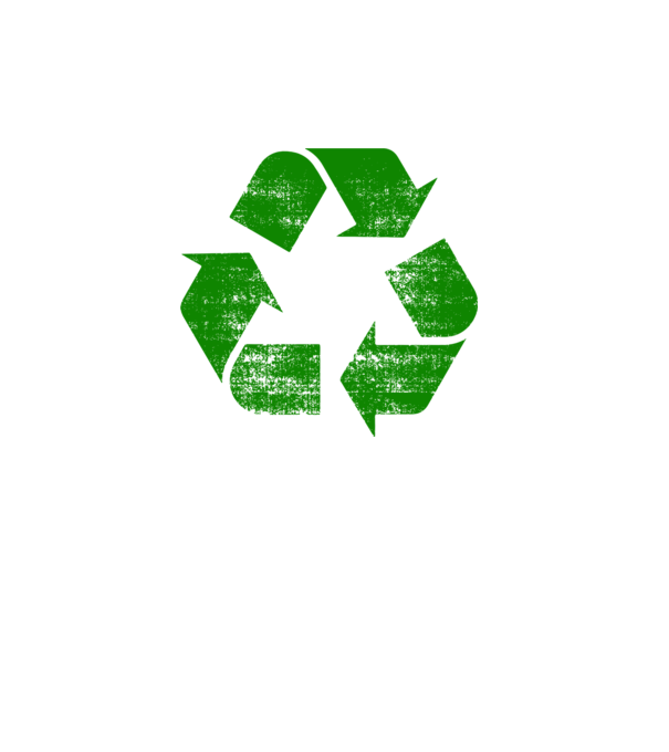 RECYCLE model turcoaz pe tricou