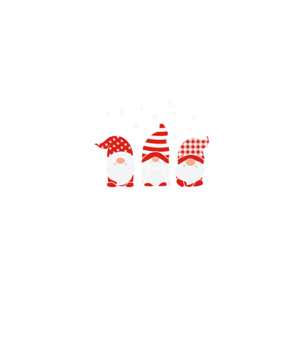 Xmas gnomes model negru pe tricou