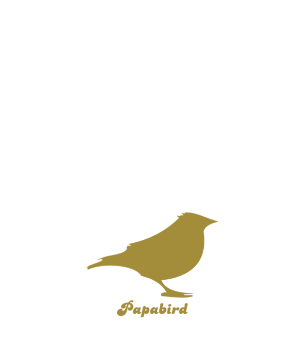 Papa bird model albastru închis pe tricou