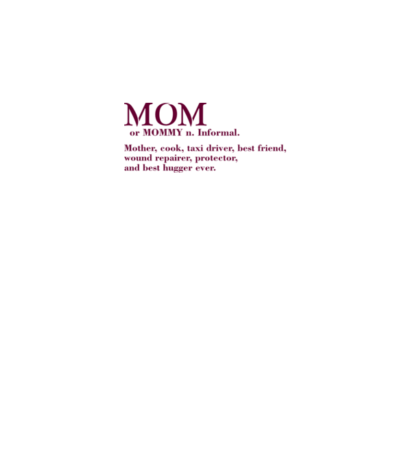Mom definition model gri pe tricou