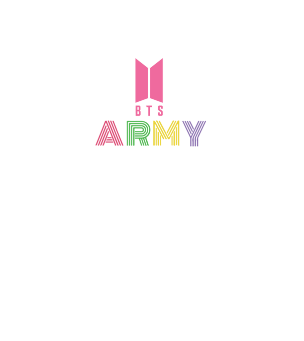 BTS ARMY model negru pe tricou