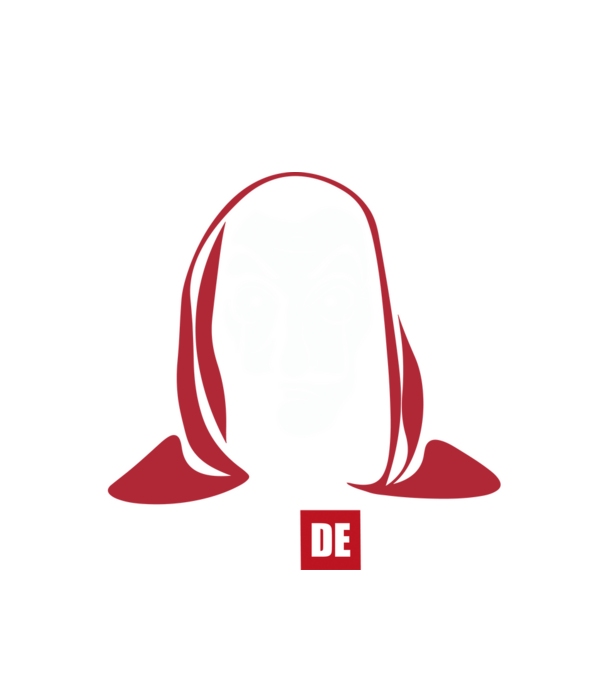 la cas de papel logo model alb pe tricou