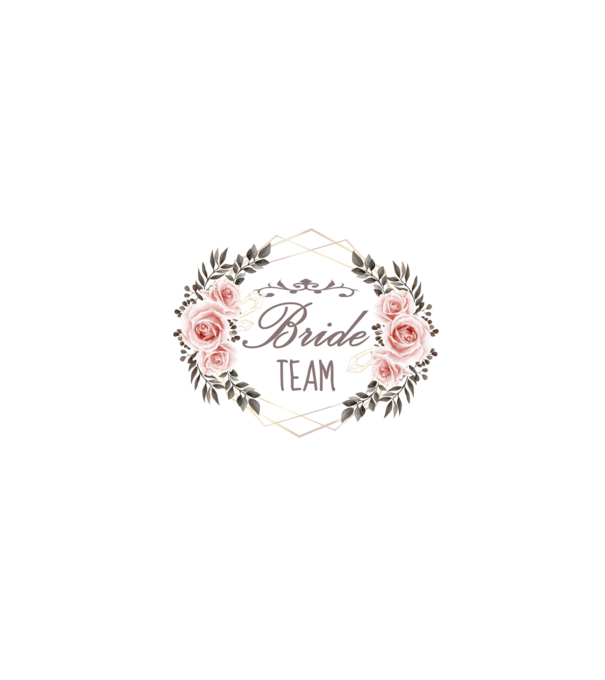 Vintage Bride team model alb pe tricou