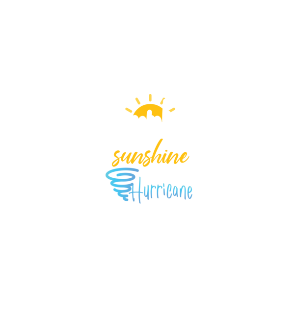 December Girls are Sunshine mixed with a little Hurricane model negru pe tricou