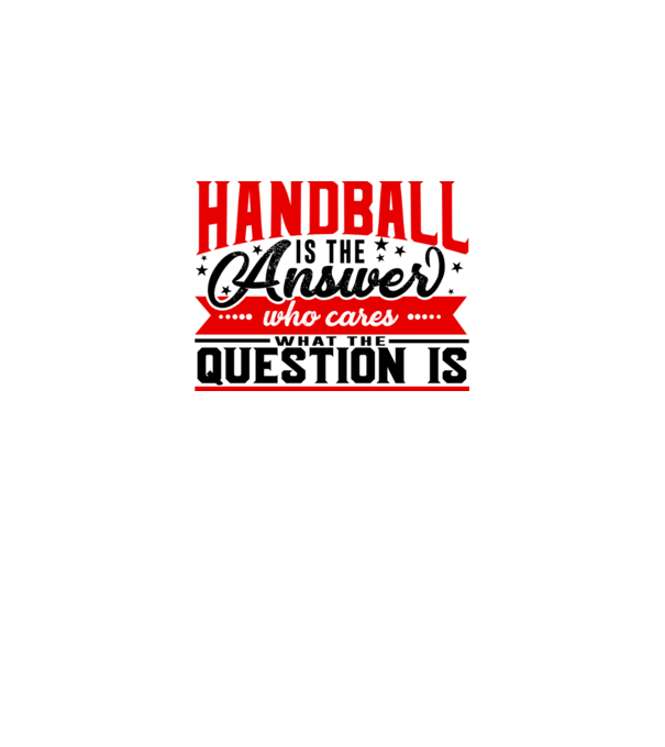 Sport is the answer HANDBALIST model alb pe tricou