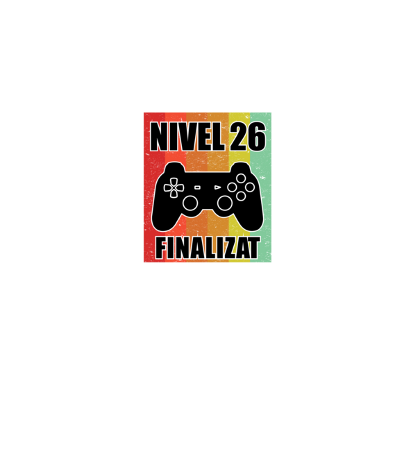 Nivel 26 finalizat model negru pe tricou