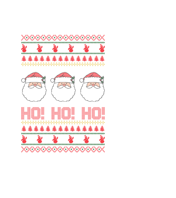 Ho-Ho-Ho model negru pe tricou
