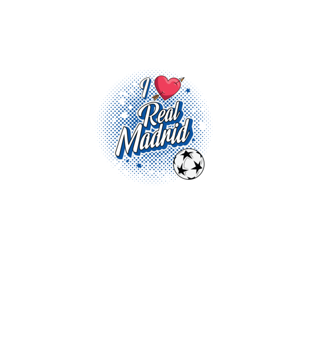 Popart RealMadrid model gri pe tricou