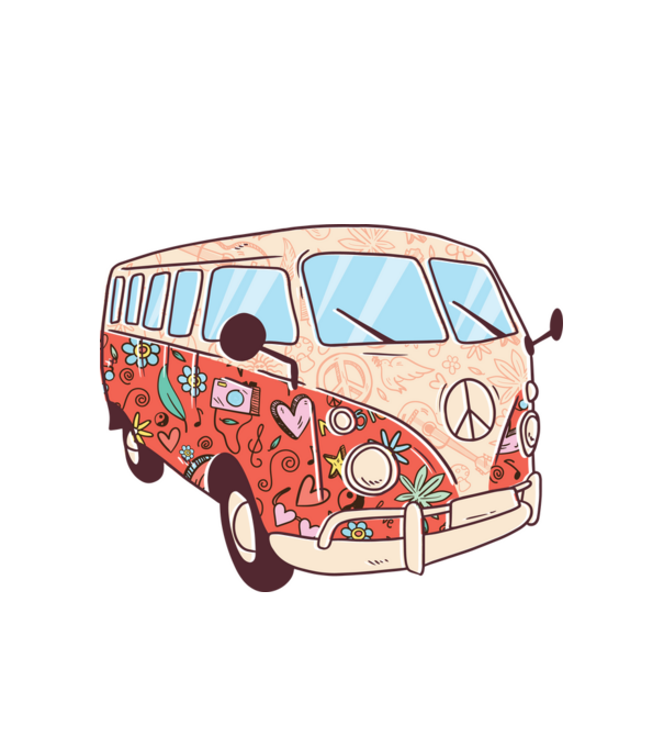 Autobuze model alb pe tricou