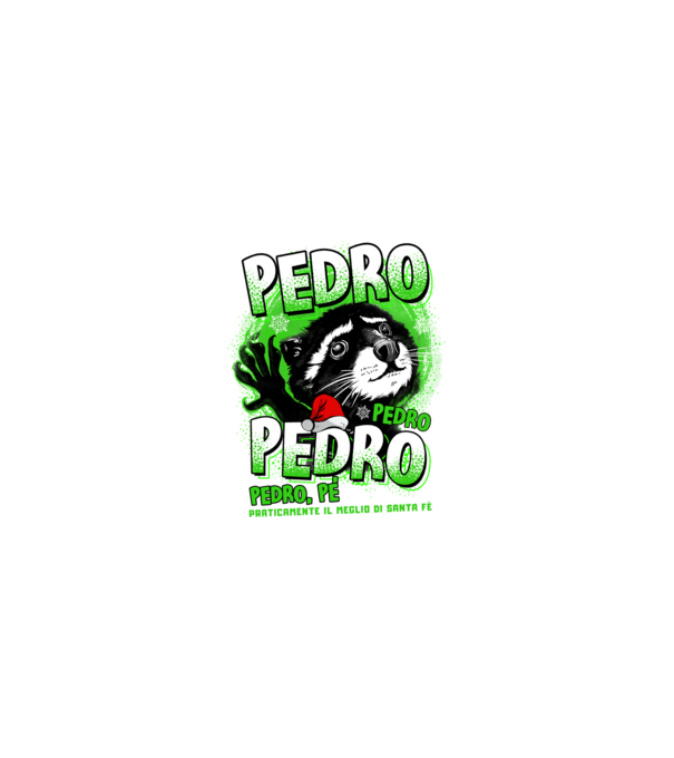 Pedro pedro christmas model nisipiu pe tricou