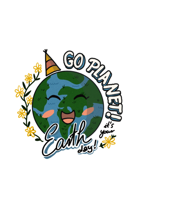 Go planet model albastru deschis pe tricou