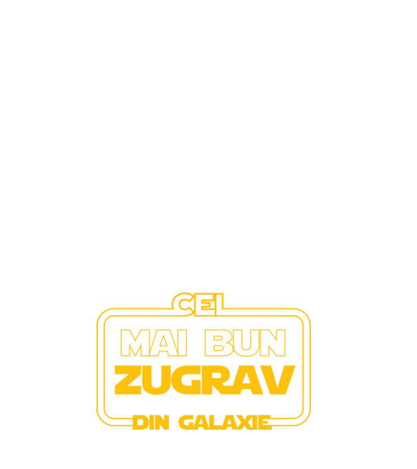 Cel mai bun zugrav din galaxie model negru pe tricou