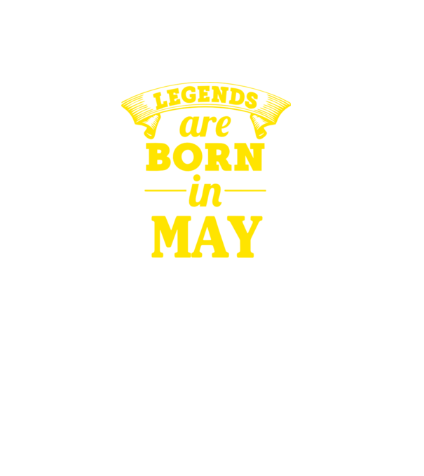 Legends are born in May model albastru deschis pe tricou