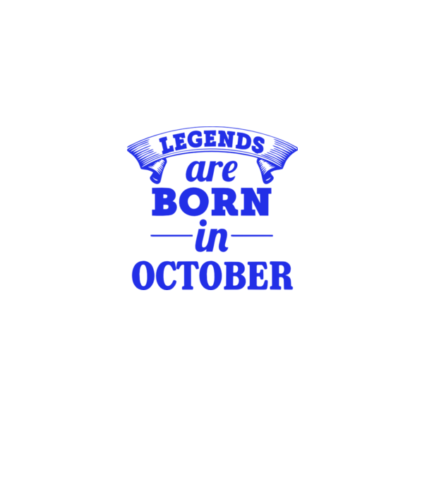 Legends are born in October model roz deschis pe tricou