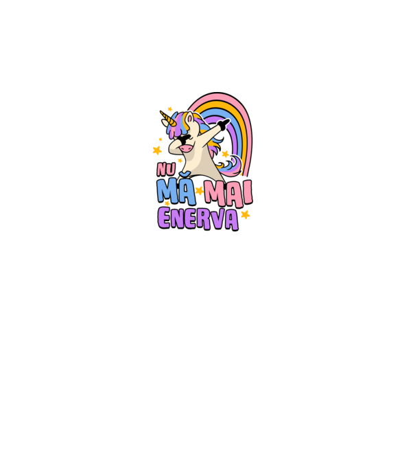 Nu mă mai enerva model negru pe tricou