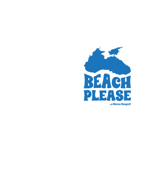 Beach please, e Marea Neagră! model galben neon pe tricou