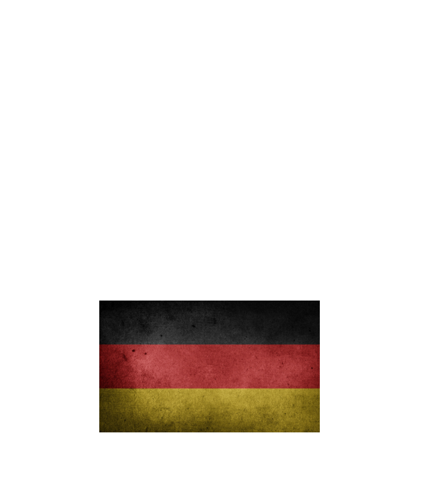 GERMANY model negru pe tricou