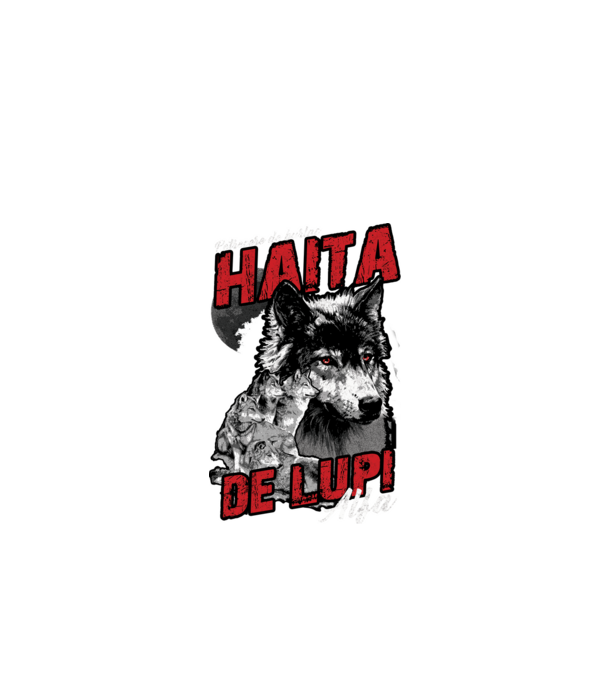 Petrecere de burlac - haită de lupi masculi alfa model negru pe tricou
