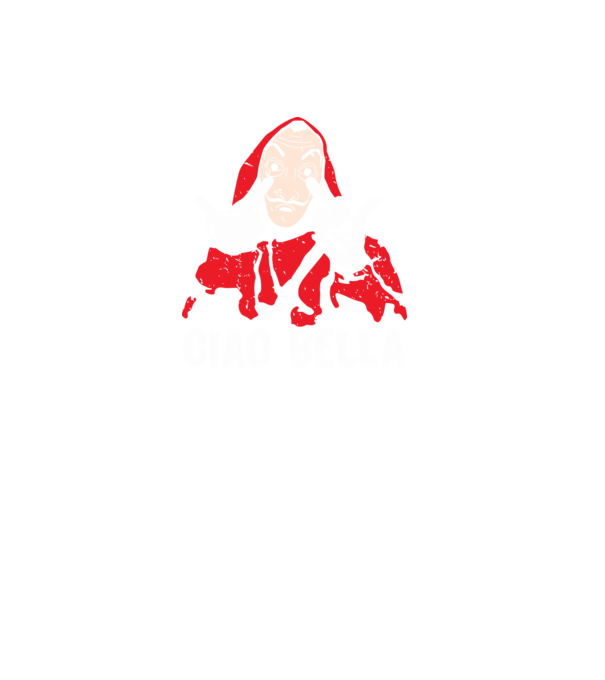 ciao bella dali model negru pe tricou