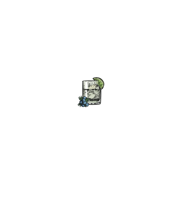 Let the fun be gin model negru pe tricou