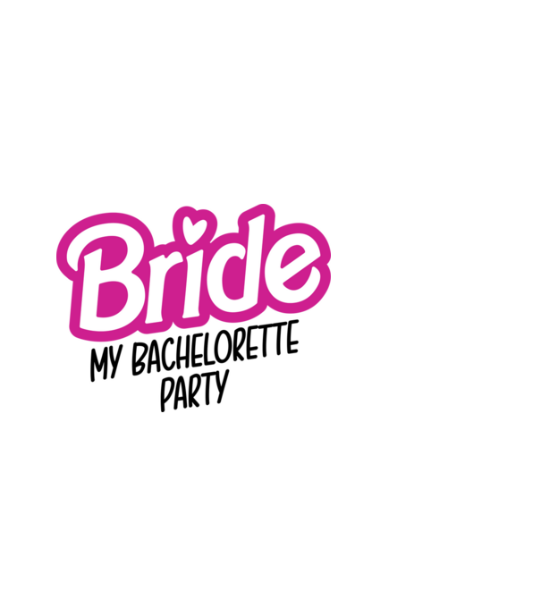 Bride Barbie model negru pe tricou