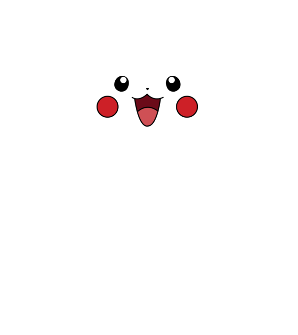 Pikachu model gri pe tricou