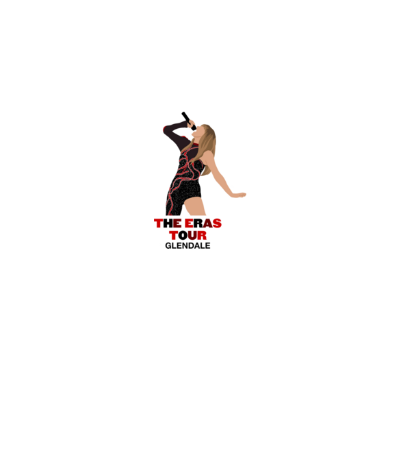 Taylor Swift The Eras Tour Glendale model roz deschis pe tricou