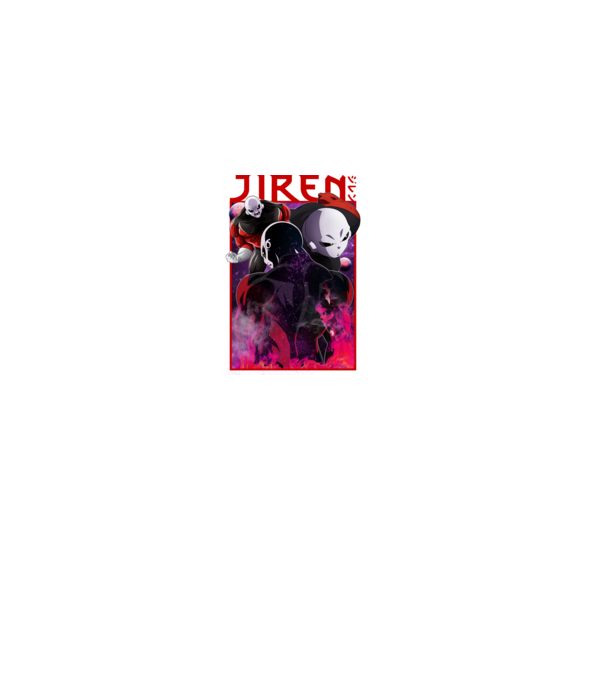 jiren dragonball model negru pe tricou