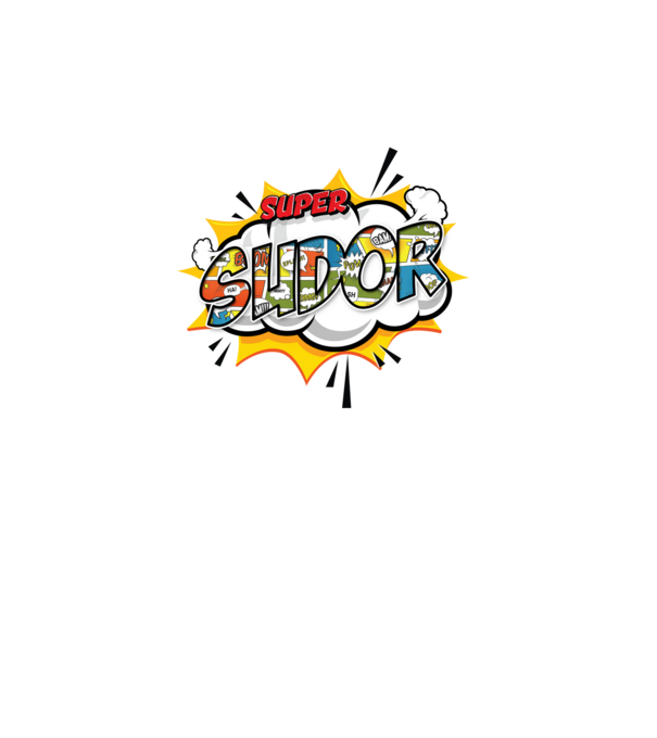 Super Sudor model alb pe tricou