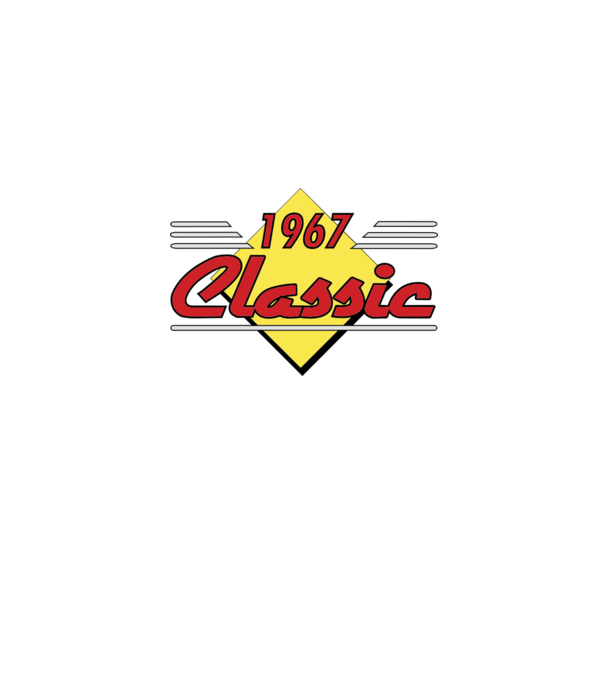 Classic - 1967 model negru pe tricou