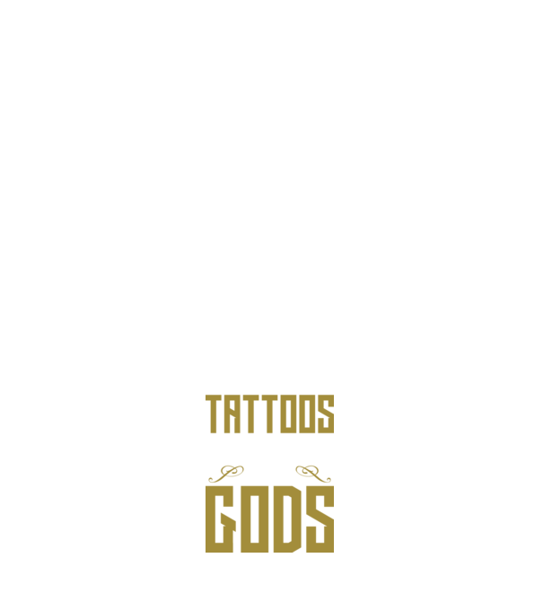 A man without tattoos is invisible to the gods model albastru închis pe tricou