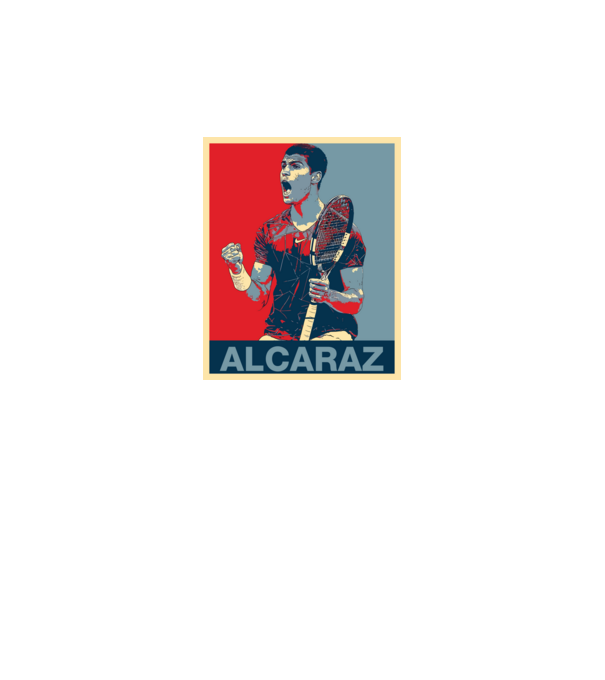 Carlos Alcaraz model negru pe tricou