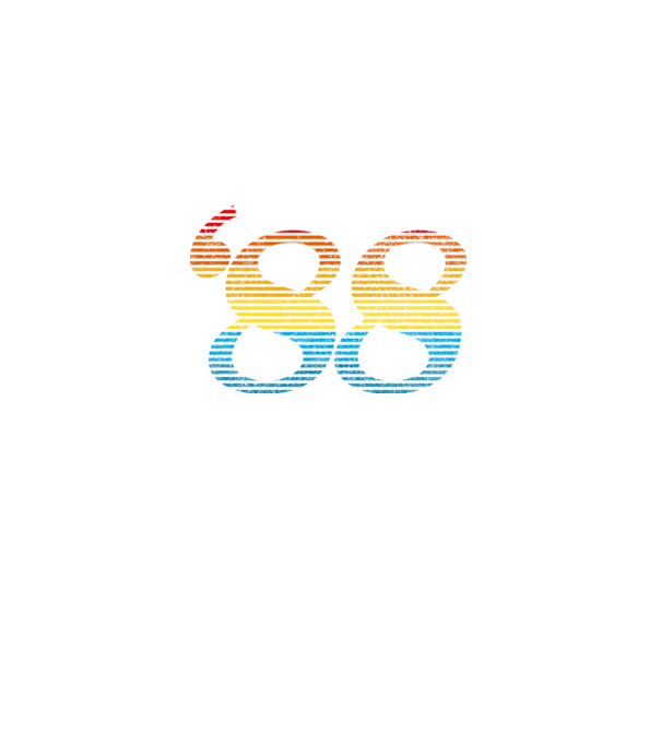 Retro Birthday 1988 model alb pe tricou