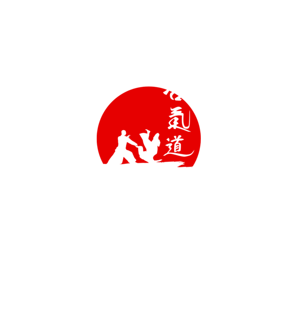 Aikido model negru pe tricou
