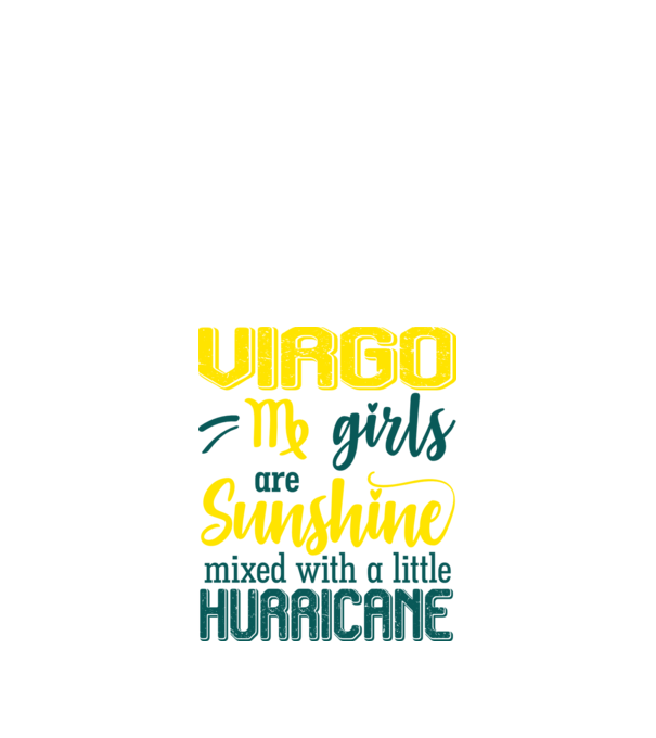 Sunshine with Hurricane VIRGO model negru pe tricou