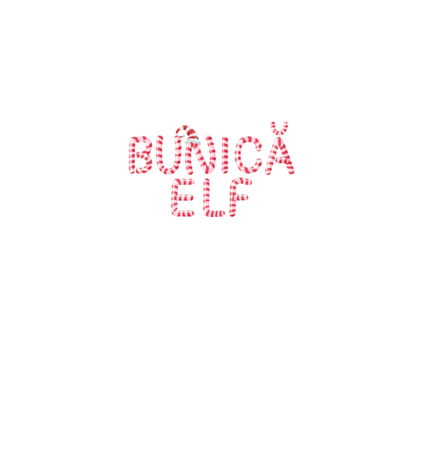 bunică elf model negru pe tricou