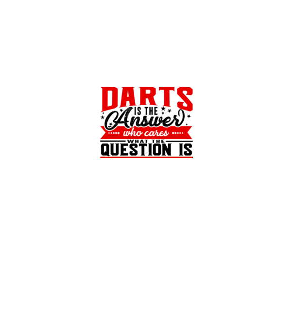 Sport is the answer DARTS model gri pe tricou